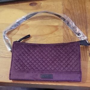 Vera Bradley Quilted Purple Wristlet